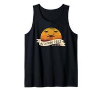 Drones-Pilots Born 1962 Birthday Vintage Quadrocopter Drones Tank Top