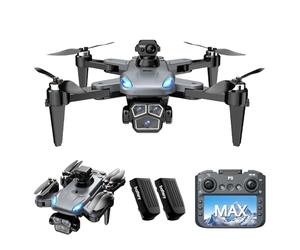 Drones with Camera 4k Professional for Adults, RC Quadcopter with 4.5 Inch HD Screen on Controller, Drone with Dual Camera and Obstacle Avoidance, Brushless Motor, Follow Me Mode, Under 249g