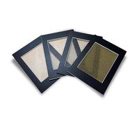 DroneStop® Anti-Drone Mesh Sample Card - Knitted Wire Mesh in 304 Stainless Steel - Physical Barrier for Drone Prevention - KnitMesh Technologies - All Sizes (Sample Pack)