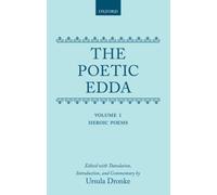 DRONKE - POETIC EDDA VOL 1 DPE C - New hardback or cased book - X555z