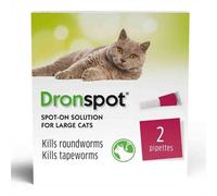 Dronspot Large Cat Spot-On Solution 2 Pipettes