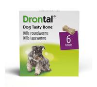 Drontal Dog Tasty Bone Wormer - Size: 6 Pack