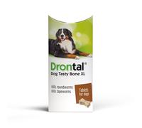 Drontal Tasty Bone XL Wormer Tablets for Dogs (Over 20kg) - Single tablet