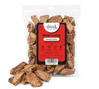 Drool Beef Lung, 1kg, Natural Dried Dog Treats, High Protein Chews, Grain Free, Single Ingredient