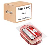 Drool Beef Standard Mince 40 x 454g | 100% Natural Raw Dog Food | Frozen Dog Food for Optimal Canine Health