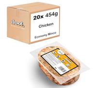 Drool Chicken Economy Mince 20 x 454g | 100% Natural Raw Meat | Premium Raw Dog Food | Frozen Dog Food for Optimal Canine Health