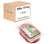 Drool Lamb Standard Mince 20 x 454g | 100% Natural Raw Dog Food | Frozen Dog Food for Optimal Canine Health