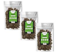 Drool Pet Products 100% Pure Dried Fresh Meat Goat | Triple Pack Training Treats for Dogs | 3 x 150g Air-Dried Nibbles Dog Chews for Dogs & Puppies (150 g (Pack of 3), Goat)