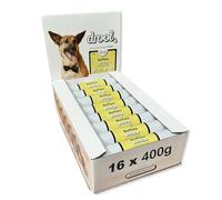 Drool Pet Products Dog Food | Multi pack 16 x 400g Premium Dog Pate Tube | Buffalo