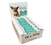 Drool Pet Products Dog Food | Multi Pack 16 x 400g Premium Dog Pate Tube | Rabbit