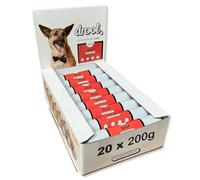 Drool Pet Products Dog Food | Multi Pack 20 x 200g Premium Dog Pate Tube 20 x Beef