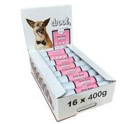 Drool Pet Products Dog Food Pate | Multi pack 16 x 400g Premium Pate | Dog Meat Tube 16 x Wild Boar