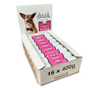 Drool Pet Products Dog Food Pate | Multi Pack 16 x 400g Premium Turkey Dog Pate Tube