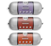 Drool Pet Products Dog Food Pate | Triple pack 3 x 400g Goose, Pheasant, Duck Premium Pate