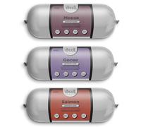 Drool Pet Products Dog Food Pate | Triple pack 3 x 400g Moose, Goose, Salmon Premium Pate