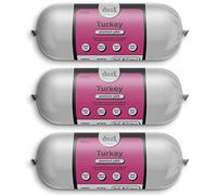 Drool Pet Products Dog Food | Triple Pack 3 x 400g Premium Pate Tube | Turkey