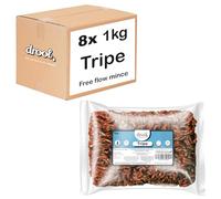 Drool Tripe Freeflow Mince 8 x 1kg | 100% Natural Raw Premium Frozen Dog Food for Optimal Canine Health