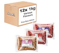 Drool Various Freeflow Mince 12 x 1kg | 100% Natural Premium Raw Dog Food | Frozen Various Dog Food for Optimal Canine Health