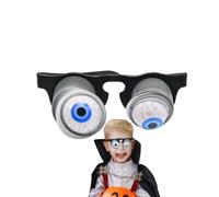 Droopy Eye Glasses - Halloween Magic Trick Prop | Horrible Funny Glasses | Creepy Moving Eye Glasses, Hilarious Gag Gift, Spooky Halloween Party Accessory