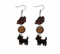 Drop and Dangle Yellow Brick Road, Ruby Slipper, Toto Themed Earrings for Dorothy Costumes
