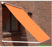 1.0m Half Cassette Drop Arm Awning Primrose Awnings Orange One Size