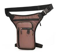 Drop Bag Hip Pack for Motorcycle and Cycling Leg Fanny Packs with Adjustable Tight for Wallet Key Kettle Raincoat Gloves and Others, gold, see description, See description