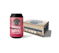 Drop Bear Beer Co. Alcohol Free Beer - Pink Grapefruit Lager - Case of 12 x 330ml, 0.5% cans | Vegan, Gluten Free, 46 Calories per Lager | Non Alcoholic Gifts & Hampers (12 Pack)
