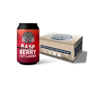 Drop Bear Beer Co. Alcohol Free Beer - Raspberry Lager - Case of 12 x 330ml, 0.5% cans | Vegan, Gluten Free, 46 Calories per Lager | Non Alcoholic Gifts & Hampers (24)