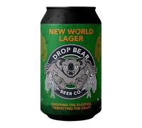 Drop Bear New World - Non Alcoholic Lager, Case of 6 Cans
