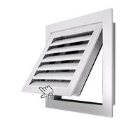 Drop Ceiling Wall Vented Access Panel, Touch Latch Access Hatch with Removable Screen & Screw, Pop in Inspection Door Fits Openings from 6-34 in