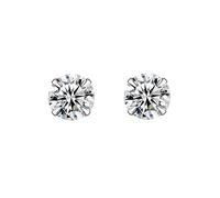 Drop Dangle Teardrop Earrings Women Solid Silver Round Stud Earrings Women's The Silver Stud For Girl And Women 2mm/ 3mm/ 4mm (C, One Size)