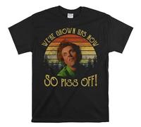 Drop Dead Fred Shirt, We're Grown Ups Now So Piss Off T-Shirt, Vintage Retro Sunset Design Unisex Crewneck Tshirt, Movies TV Show T Shirts Black