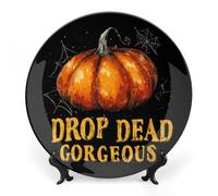 Drop Dead Gorgeous Bone China Decorative Plates Wall Table Crafts Display Decor for Home Office