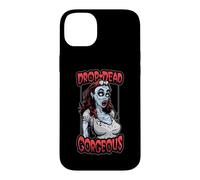 Drop Dead Gorgeous Funny Halloween Pop Art Dead Zombie Girl Case for iPhone 14 Plus