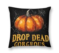 Drop Dead Gorgeous Plush Pillow Cover Decorative Cushion Cover for Sofa Bedroom Farmhouse