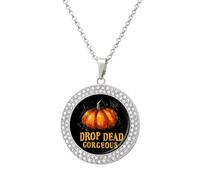 Drop Dead Gorgeous Women's Necklaces Round Alloy Pendant Necklace Minimalist Jewelry