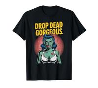 Drop Dead Gorgeous Zombie Girl with Retro Hairstyle T-Shirt
