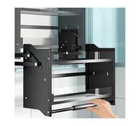 Drop Down Cabinet Organizer, Pull Out Shelf, Space Saver Spice and Dish Rack,Sliding Storage Basket,Easy to use(710-760mm)