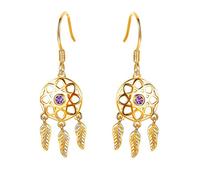 Drop Earring for Women Jewelry Yellow Rose Purple Earrings