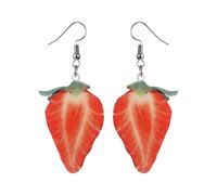 Drop Earrings Cute & Quirky Fruit Earrings: The Ultimate Statement Piece For Every Fruit Lover - Bring Joy To Your Accessories
