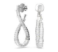 Drop Earrings, female, Swarovski, Earrings, Gray, ONE SIZE, Accessories ONE SIZE
