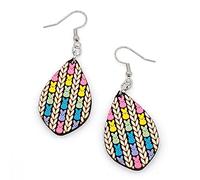 Drop Earrings for Women A Pair Of Earring Ornaments Europe And The United States Exaggerated African Head Pattern Geometric Map Wooden Earrings Fashionable Earrings Jewelry for Bridesmaids Wedding