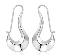 Drop Earrings for Women, Funny Earrings Silver Dance Shoes and Boots Suitable for Wedding Anniversary Holiday