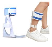 Drop Foot Brace, Hemiplegia Foot Drop, Ankle Orthosis Splint Support for Hemipleia Stroke Shoes Walking, Drop Foot Braces for Walking, Size Can Be Cut,Right Foot-Medium