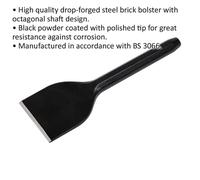 Drop Forged Brick Bolster - 75mm x 225mm - Octagonal Shaft - Corrosion Resistant
