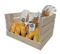 Drop Front Crate Basket- 50x40x30cm - Shop Home Decor Display Storage (CRATE/32) (Plain)