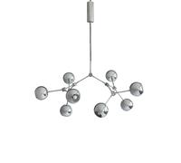 Drop Globe Chandelier Mini Chrome