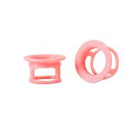 Drop Handlebar for Road Bikes Featuring Glow-in-the-Dark End Covers and Lightweight PP Grips Compatible with Standard Brake Lever Mounts (Pink-Luminous)