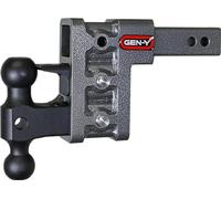 Drop Hitch 2" Receiver Class V 16K Towing Hitch GH523, Combo Includes Dual Ball, Pintle Lock & 2 Hitch pins (5" Drop)