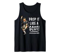 Drop It Like A Scot Funny Scotland Scottish Highland Tank Top